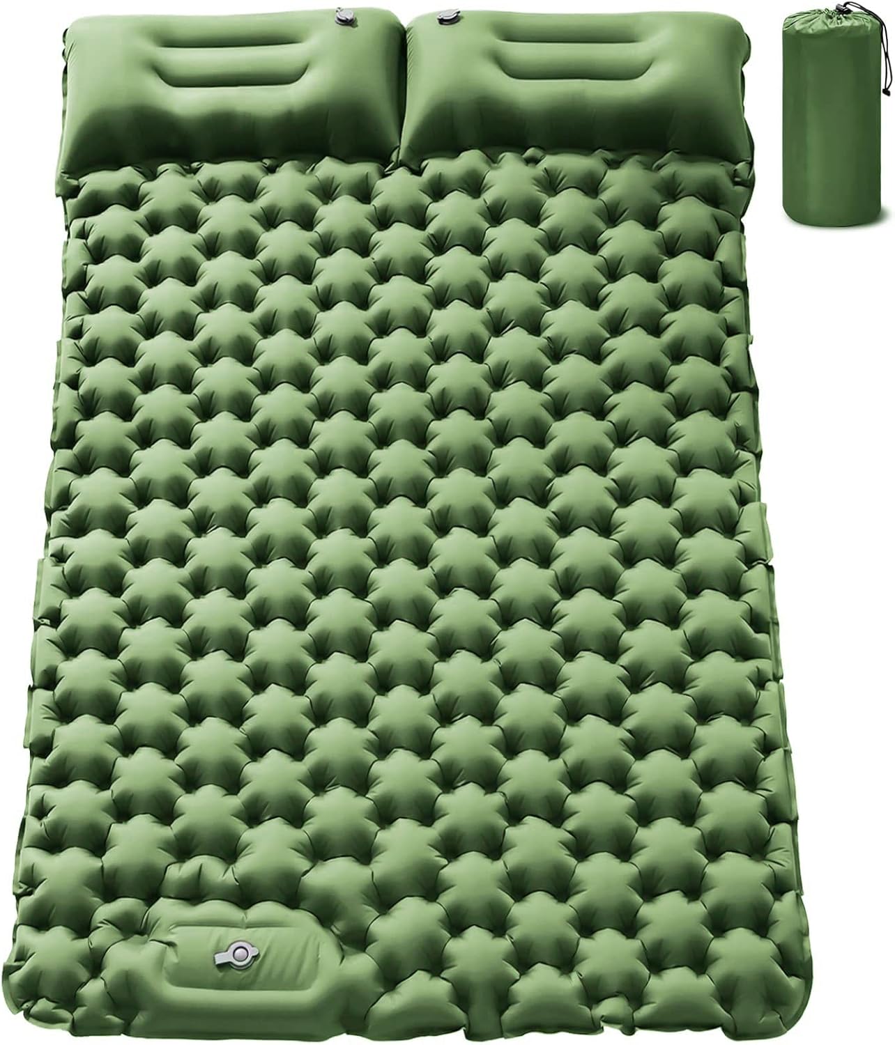 Double Camping Mat Inflatable Camping Mattress Ultralight Sleeping Mat