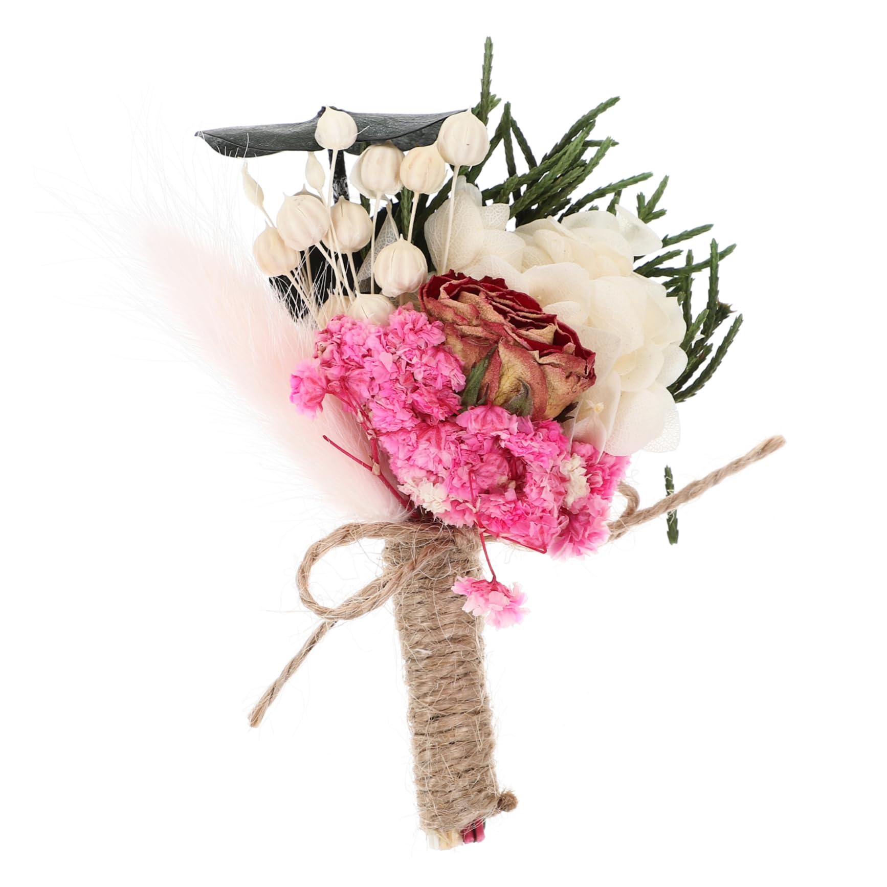Zerodeko Accesorios Ramillete De Flores Secas Mini Ramo De Flores Secas Boutonniere para El Novio Impresionante Ramillete De Regalo Ramilletes De Boda Flores De Boda Hechas A Mano Novia