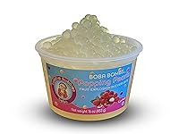 Vista 10 de Buddha Bubbles Boba - Perlas de Boba para reventar/estallar de primera calidad/Bombas de Boba / cobertura de postre (perlas de arándano)