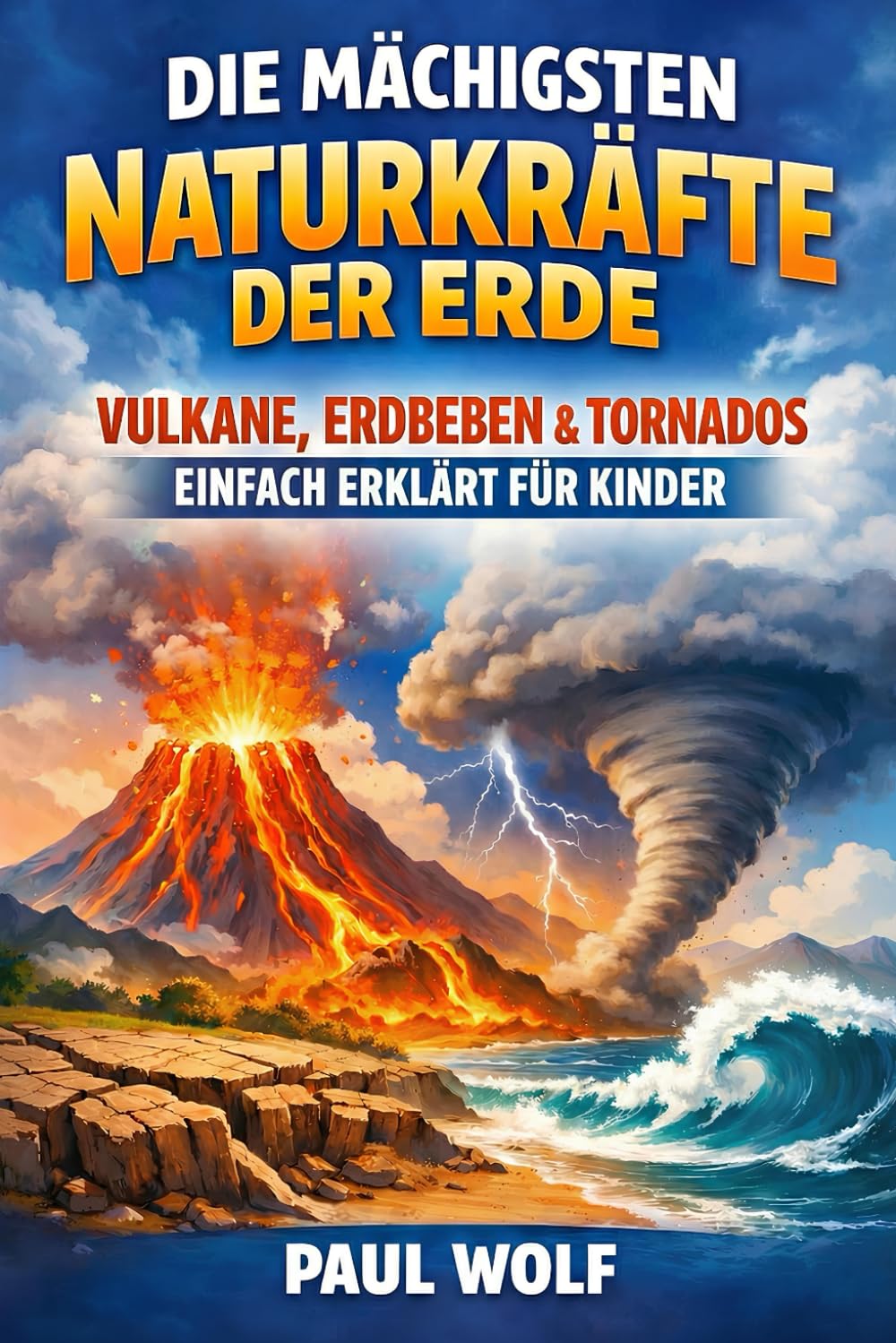 Die mächtigsten Naturkräfte der Erde: Vulkane, Erdbeben & Tornados: Einfach erklärt für Kinder
