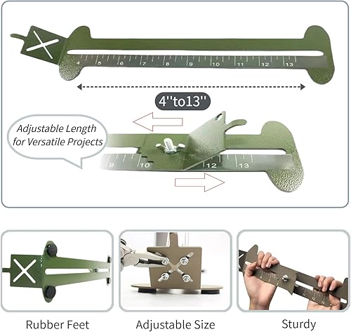 Miniatura 6 de KOKKOYA Kit de plantilla de cuerda de paracaídas 2 en 1, kit de fabricación de pulseras de longitud ajustable, tejido de metal, herramientas de