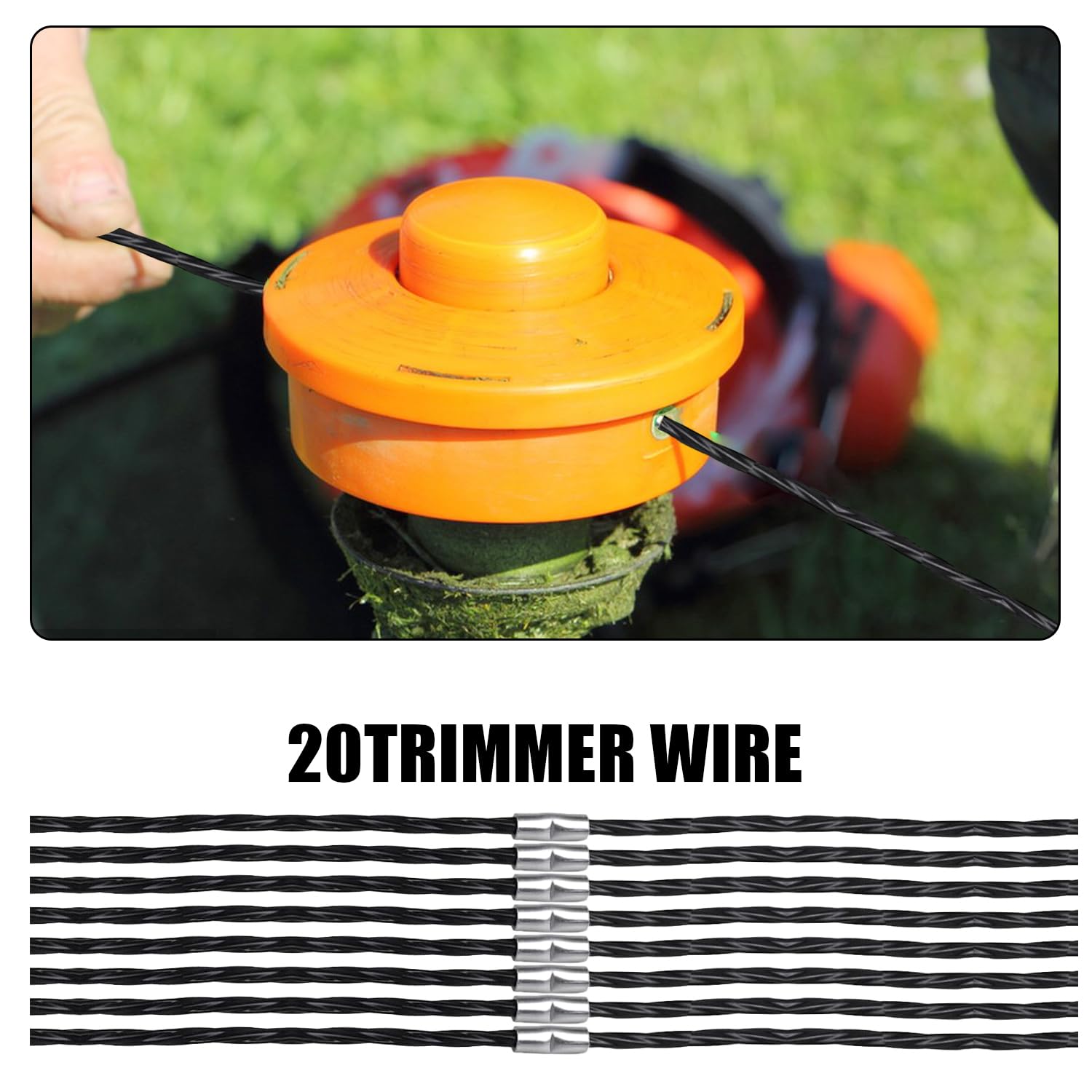 Bosch F016800431 Lot De 20 Fils De Rechange Pour Débroussailleuse AFS