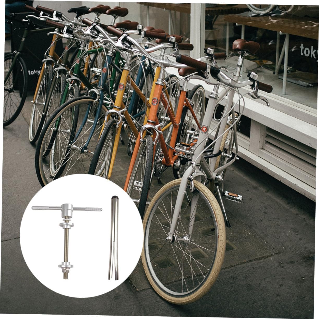 1set Bike Bottom Bracket Press Tool Set Center Shaft Installation Tool for Bicycle Repair and Parts Replacement Integrated Design for Easy Use