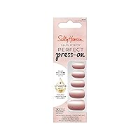Vista 33 de Sally Hansen Salon Effects Perfect - Uñas postizas Forma cuadrada Fácil de aplicar, no daña 30 uñas, pegamento de uñas, lengüetas adhesivas