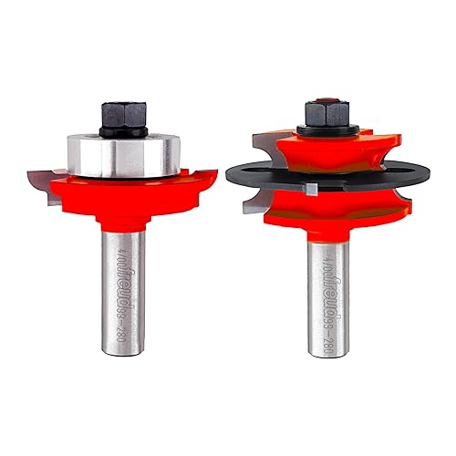 Miniatura 6 de Broca encaminadora Freud 99–001 1/2-pulgadas a 1–1/4 pulgadas con vástago 1/2 pulgada