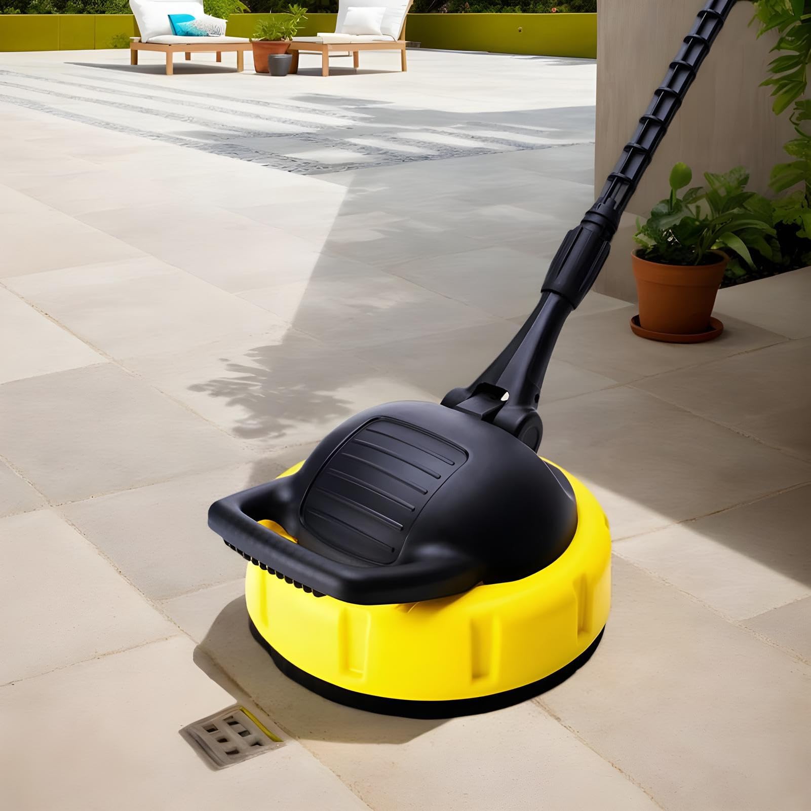 Limpiador Superficies Presión Fregadora Portátil Multiusos | Reutilizable Limpiador De Suelos Para Exterior, Entradas, Patios, Aceras, Terrazas, Suelos, Hormigón, Piedra Y Ladrillo