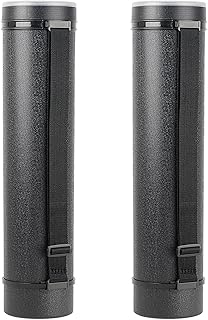 Poster Tube with Strap,2Pack Expandable Poster Tubes Expand from 24.5" to 40" ,Waterproof Telescoping Blueprint Art Document Storage Transport Carrying Tube