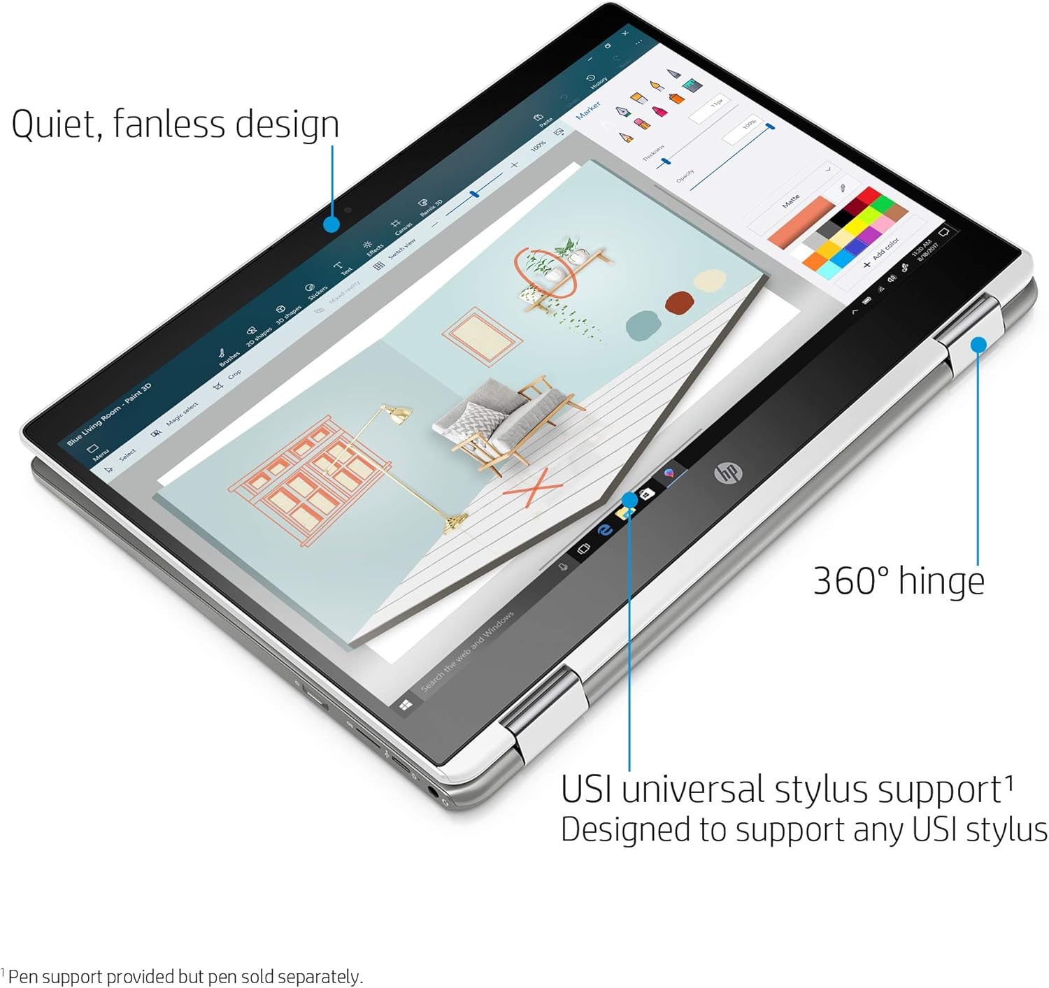 HP Touch Screen Convertible Chromebook Bluetooth Photo