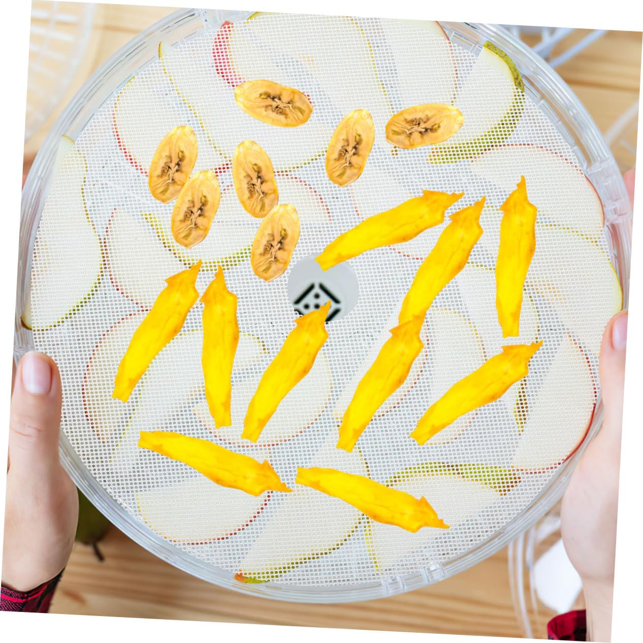 Cabilock 5 Juegos Alfombrilla Secadora De Frutas Food Dehydrator Fuerza Deshidratando Manzana Aparato Almohadillas Deshidratadoras Forro Para Secador De Alimentos Gel De Sílice 2 Piezas * 5