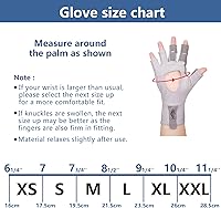 Vista 6 de Palmyth Guantes de pesca sin dedos con protección UV, UPF50+, guantes de sol para hombres y mujeres para kayak, senderismo, remo, conducción