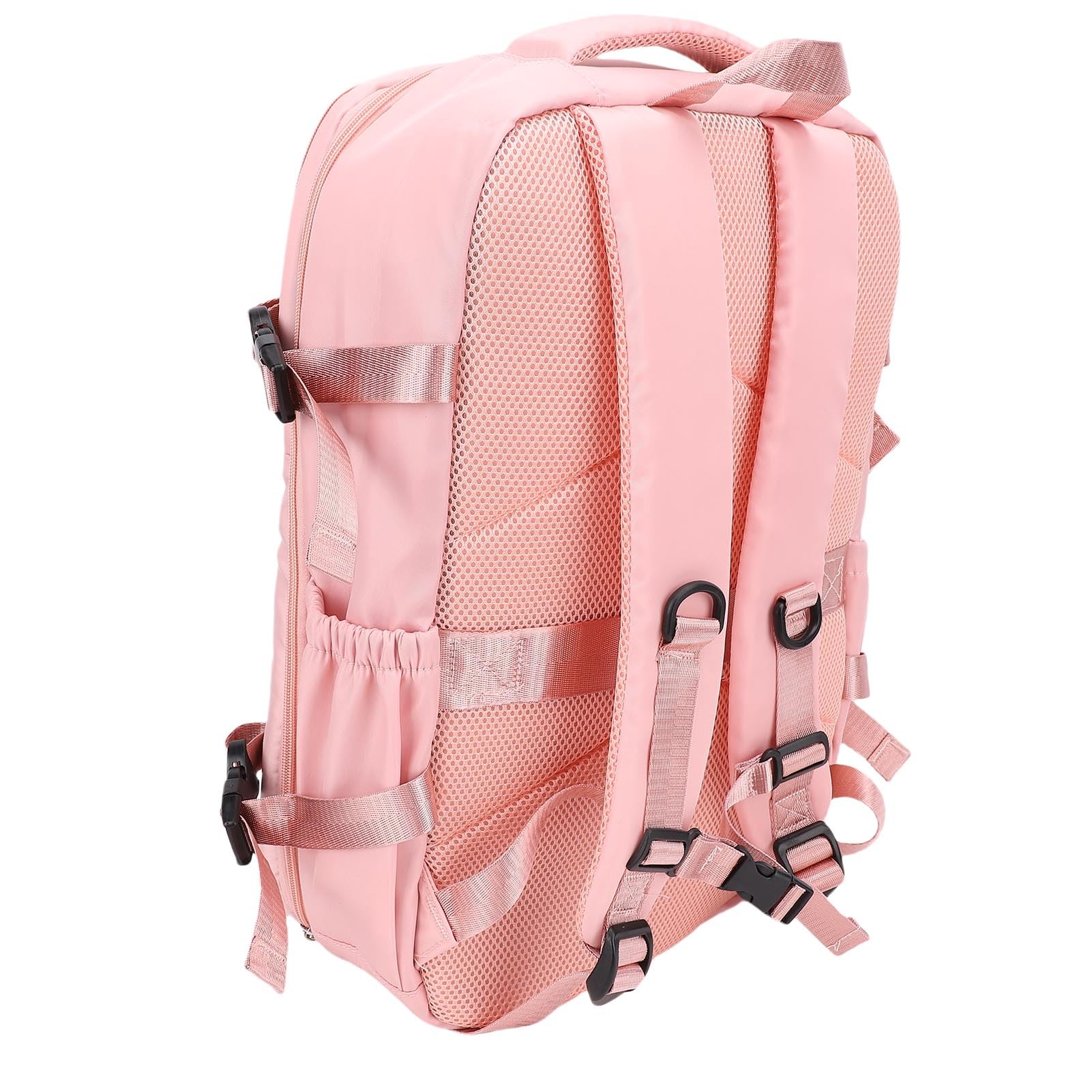 Lazmin112 Zaino per Laptop Sottovuoto Resistente Alla Pioggia 27 Litri di Grande capacità Multifunzionale per Viaggiatori D'affari Grigio (PINK)