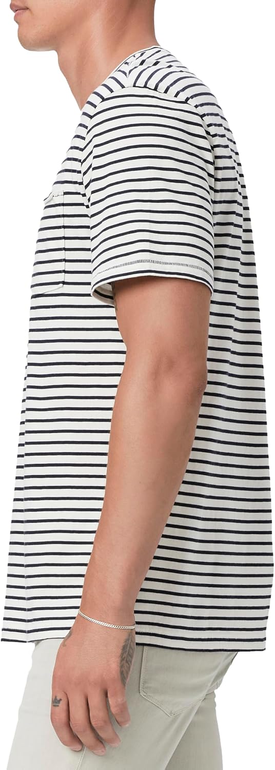 PAIGE Men's Ramirez Crew Neck Vintage Pocket Tee Shirt - Image 3