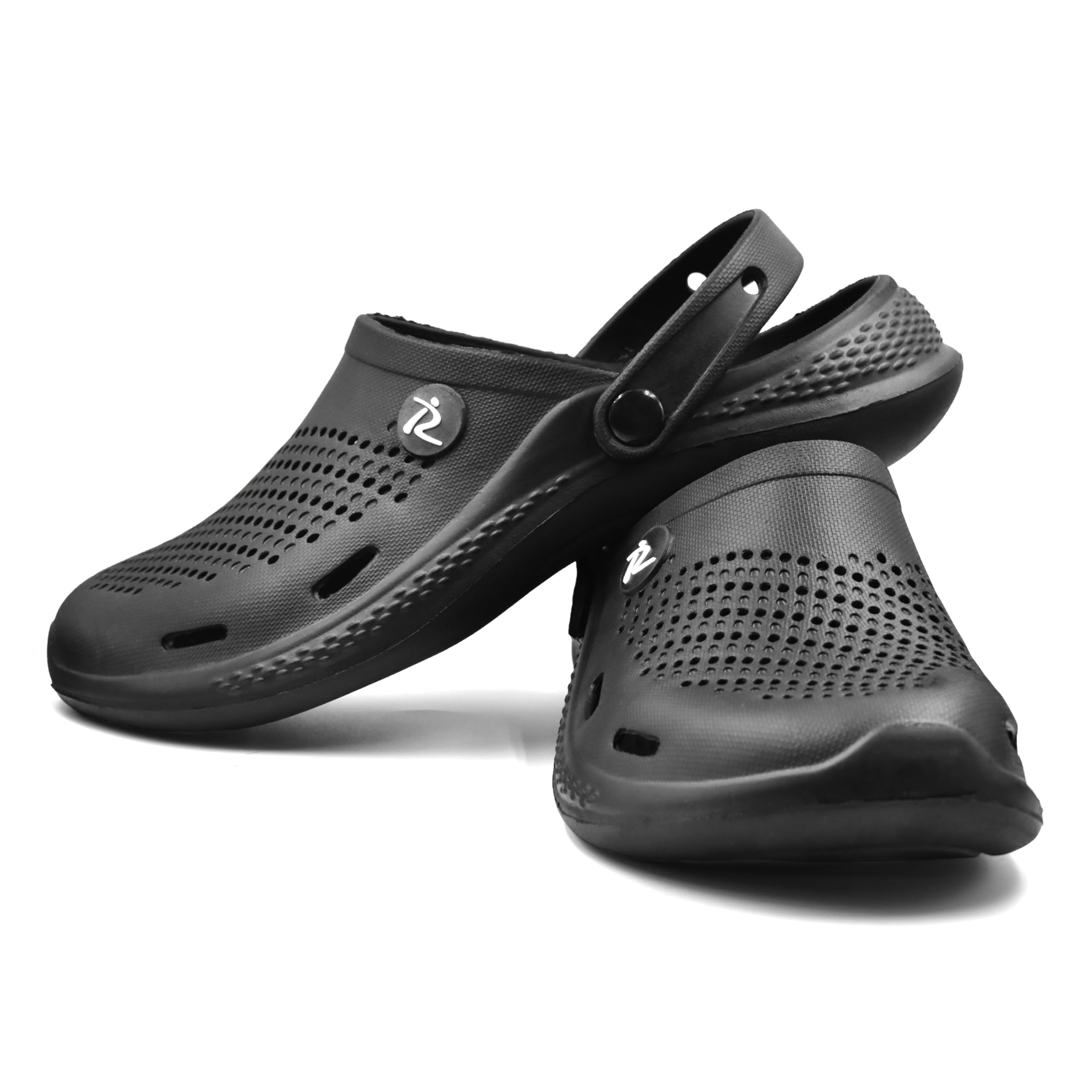 RADDZ SPORTS Casual Clogs for Women | Women Stylish Outdoor Sandals | Comfortable Sandals for Daily Outdoor Use Black (B0DCNRQXDJ) Amazon Price History, Amazon Price Tracker