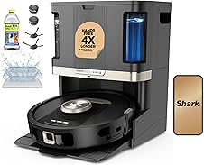[50% off] Shark Robot Vacuum & Mop Combo, PowerDetect NeverTouch Pro, Self-Emptying, Self-Refill with Self-Clean Pad Wash & Dry, 60-Day Debris Capacity, 30-Day Refill Tank, 5 Technologies, Black, AV2800ZEBK