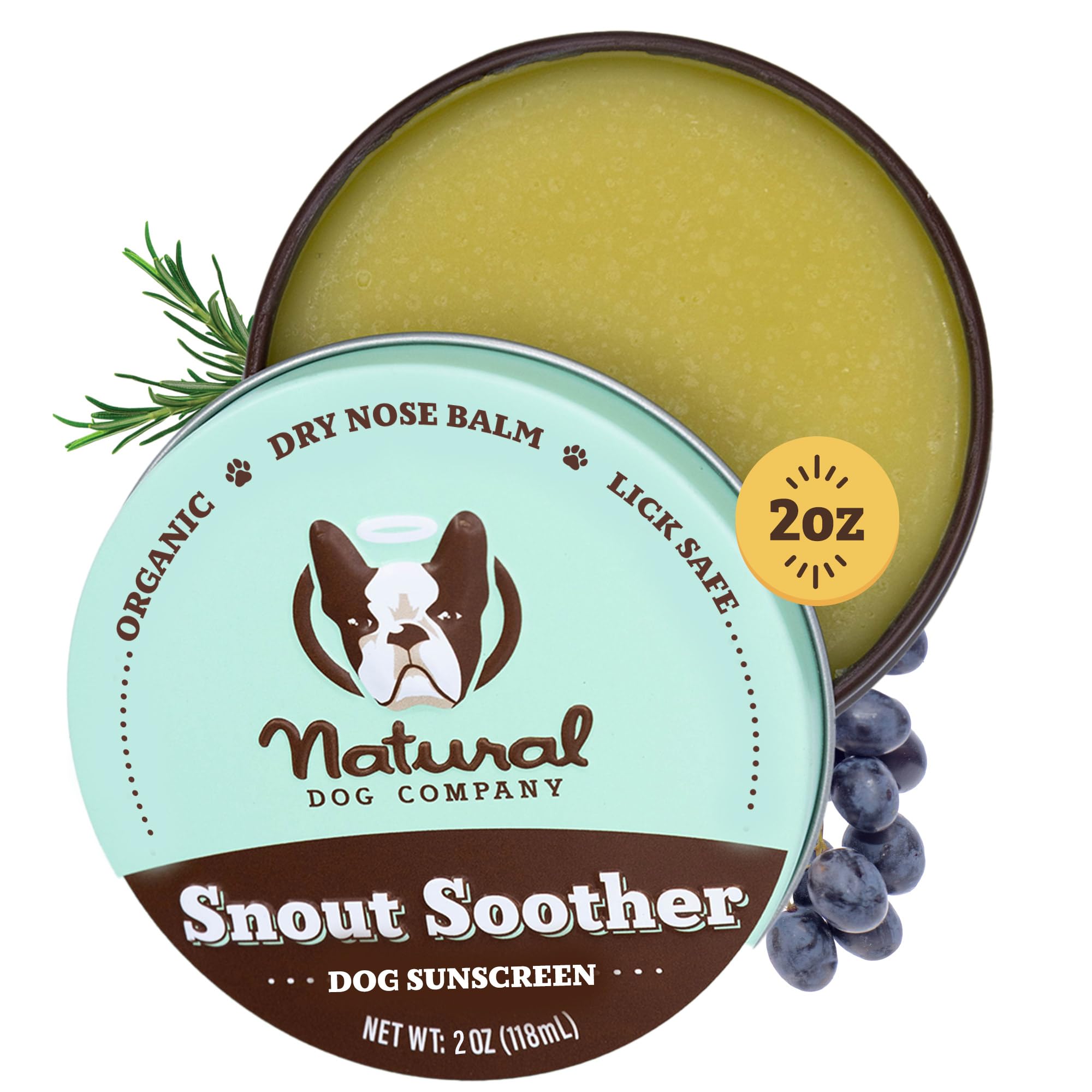Natural Dog Company ‚ Snout Soother ‚ Dog Nose Remedy ‚ All-Natural Remedy for Chapped Dog Noses ‚ Vegan Dog Balm ‚ Veterinarian Recommended ‚ 2 Ounce Tin (B00IEDA5S2) Amazon Price History, Amazon Price Tracker