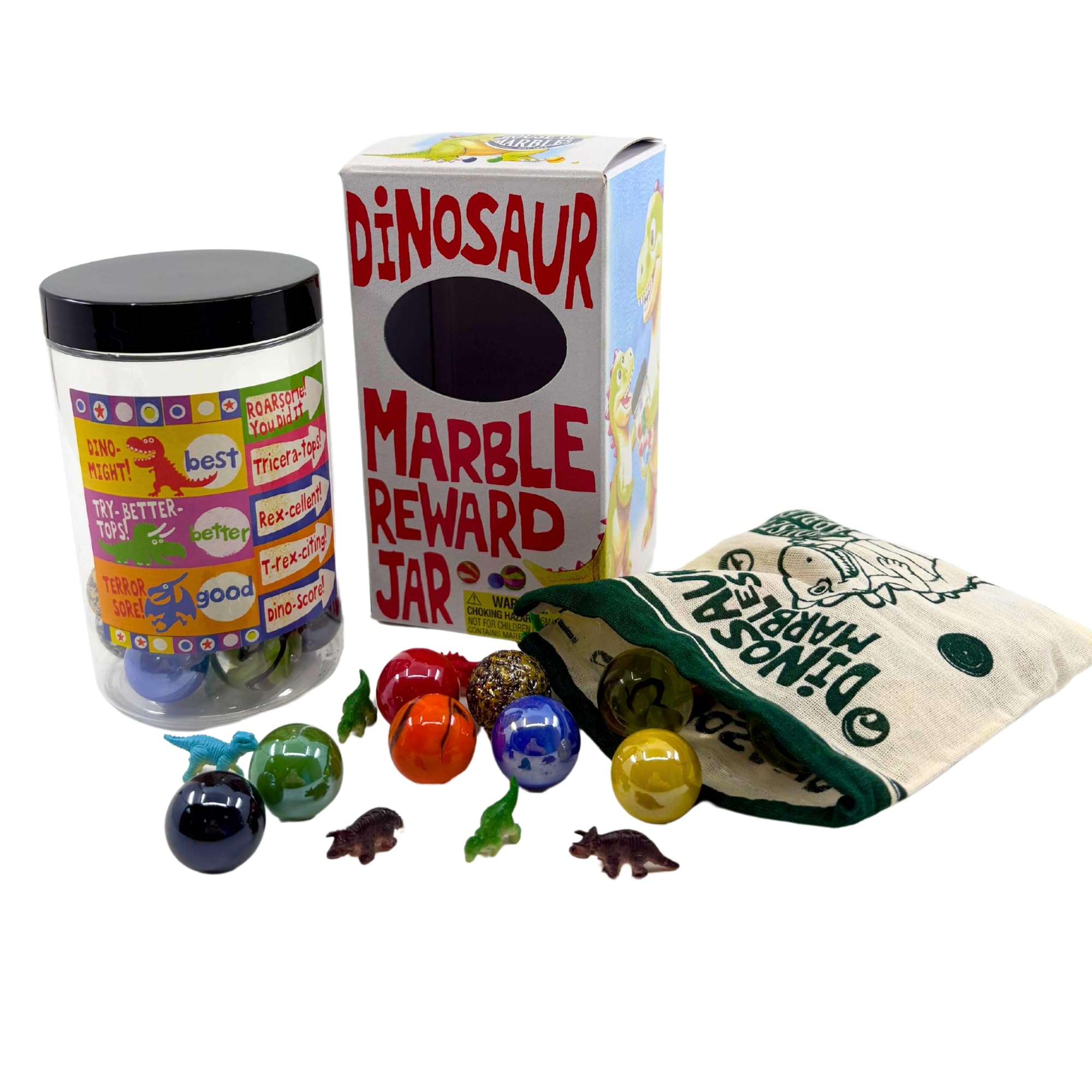House of Marbles Dinosaur Marble Reward Jar