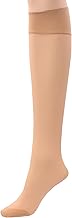 Britwear 6 x Ladies/Women 100% Nylon Knee High Pop Socks with Comfort Top