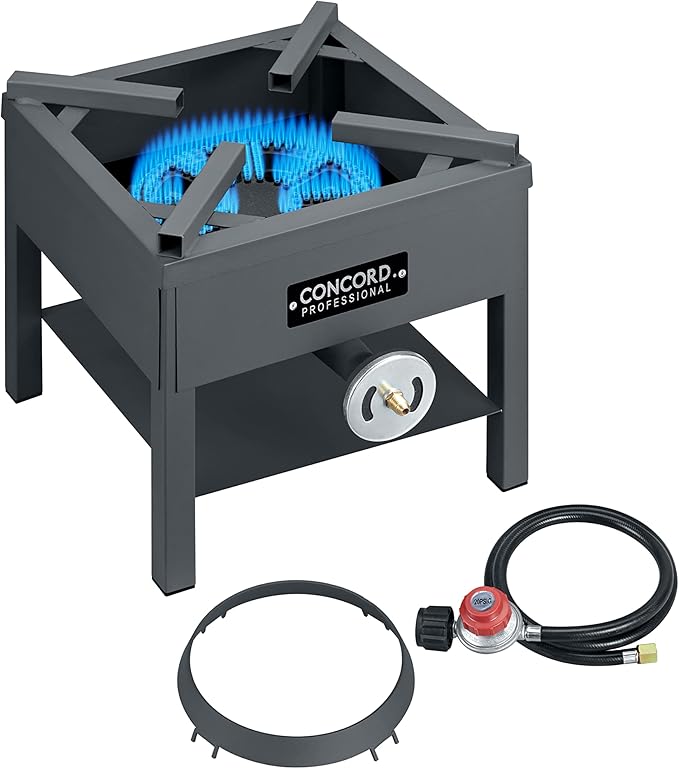 Concord Professional Single Banjo Wok Burner with Stand. Up to 270,000