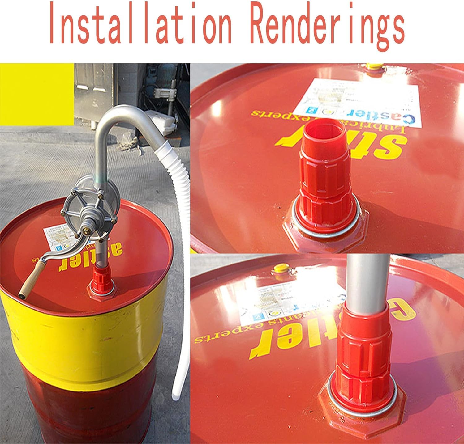 Action Pump EZ-15 Food Grade 15 Gallon Double Action Drum Pump