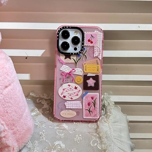 Miniatura 8 de Funda para iPhone 14 Pro Max para mujer, diseño estético con estampado de margaritas y hamomila, patrón Kawaii femenino para niñas y adolescentes,