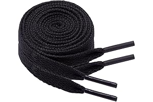 Appealing and Resilient Dark 2 Pair Flat Shoelaces For Sneakers As Well...