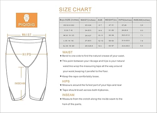 Miniatura 6 de PIQIDIG Traje de baño sólido de secado rápido, pantalones cortos de natación deportivos UPF 50+ con protección solar