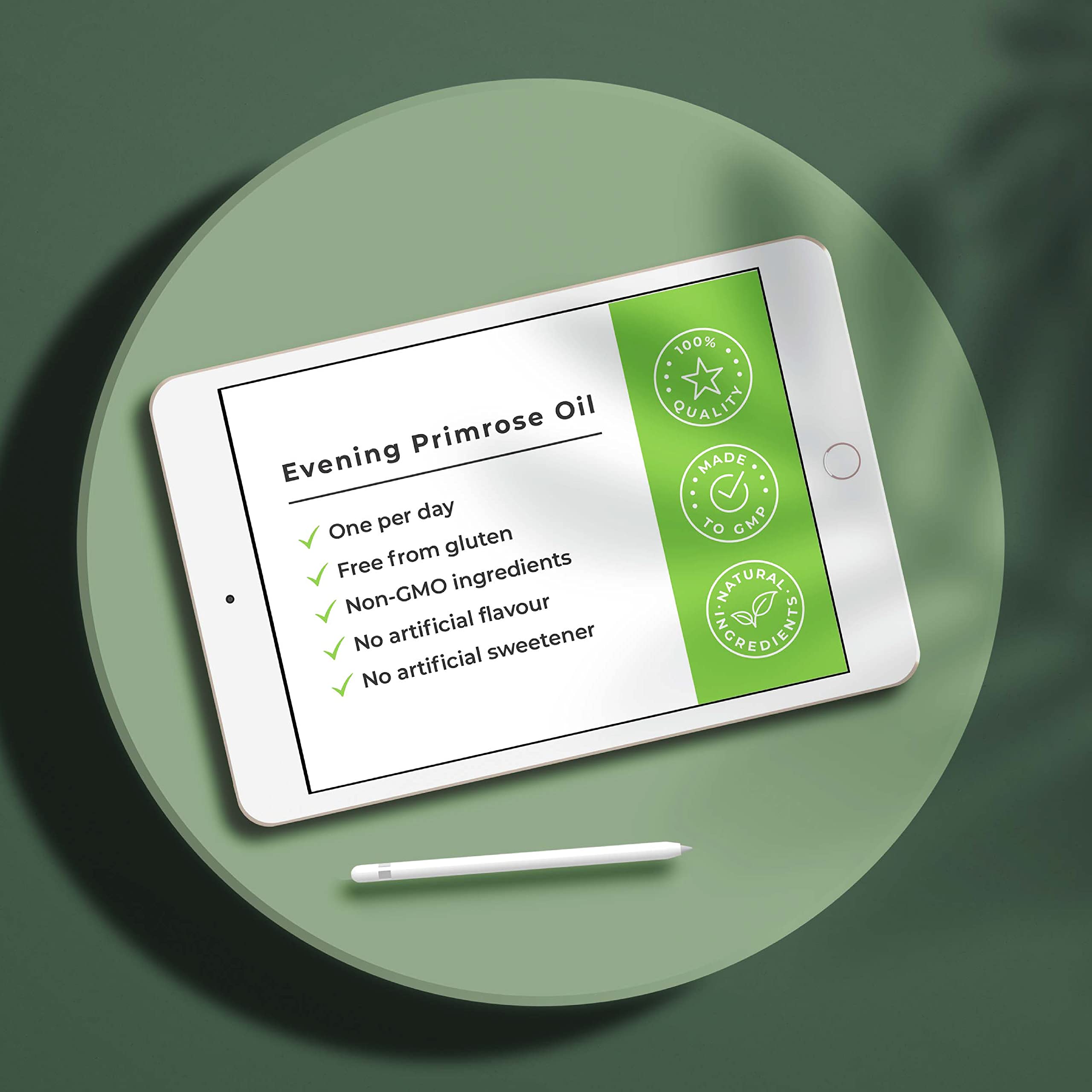 Buy Evening Primrose Oil (EPO) 1,300mg 90 Softgels Capsules Rich