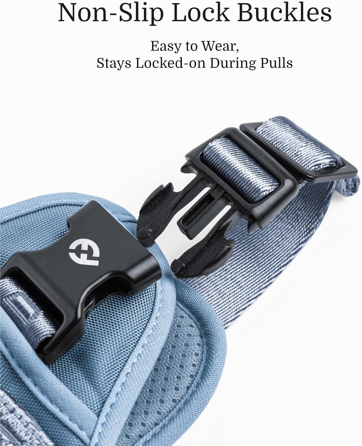 2026 New Edition, Fei & Eve Classic Dog Harness - Quick-Release Buckles | 3-Point No-Pull Control | Heavy-Duty 900D Nylon | Dual Safety Handles | Breathable Mesh | Adjustable Fit | X-Large,Blue