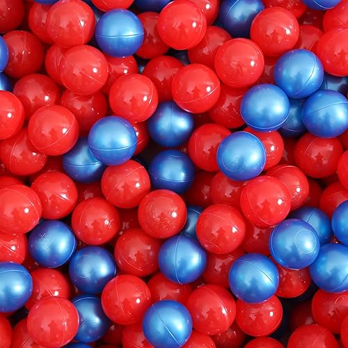 Pelotas de juego suaves  Pelotas de plástico a prueba de aplastamiento para hoyo de pelotas, juego de 100 piezas para niños pequeños, túneles de