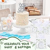 Vista 7 de MTLEE 50 juegos de velas para baby shower, regalos de fiesta para invitados, incluyendo 50 mini velas de té, etiquetas de agradecimiento y bolsas
