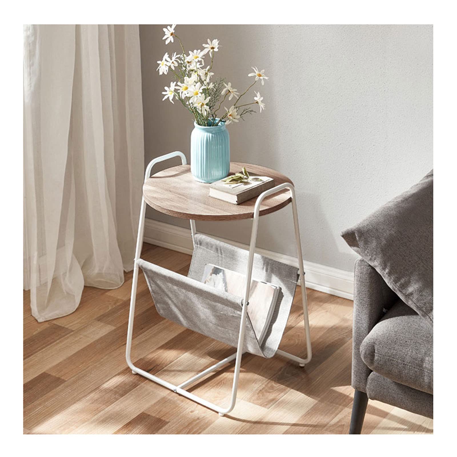Tavolino A X 3 Ripiani Yaheetech Tavolino Laterale 40 X 40 X 62 Cm Comodino Industriale Mdf A 3 Ripiani Multiuso Da Salotto Ufficio Corridoio 27261679 Tavolino Da Tavolo 40x40