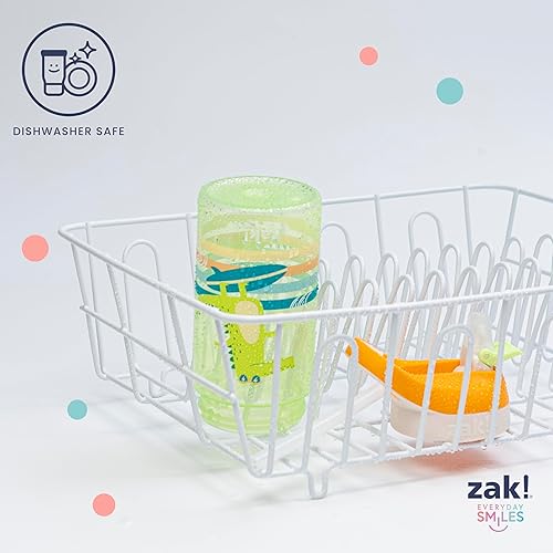 Miniatura 6 de Zak Designs Bluey Atlantic - Botella de agua para niños para la escuela o viajes, botella de agua de plástico duradero de 16 onzas con popote, asa y