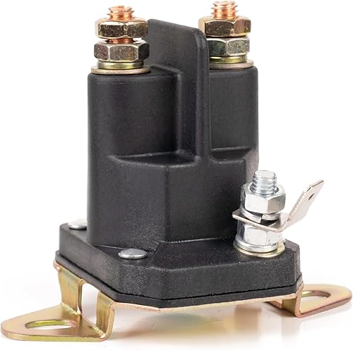 Canamax 435-097 Solenoide de arranque 12V - Compatible con Murray 7701100MA 1002004MA 24285 424285 Toro 111674 6120-430-0500 53490009 Husqvarna