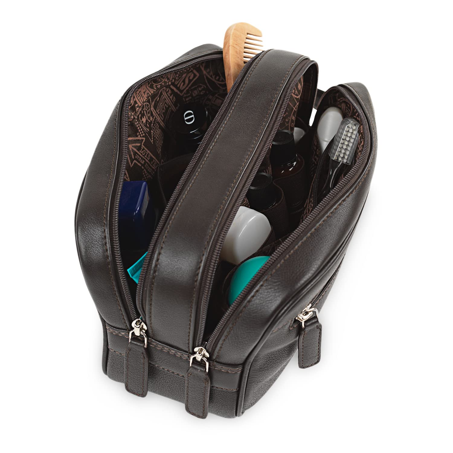 Beauty Case Uomo - Beauty Case da Viaggio in Impermeabile Materiale - Beaut