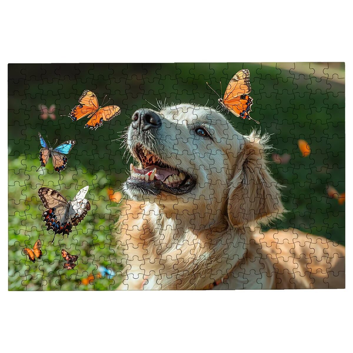Puzzle 2000 sztuk motyl puzzle pies puzzle 2000 dorosłych puzzle dla dorosłych z pudełkiem upominkowym drewniane puzzle wyzwanie dla całej rodziny oryginalne prezenty dla kobiet -2998