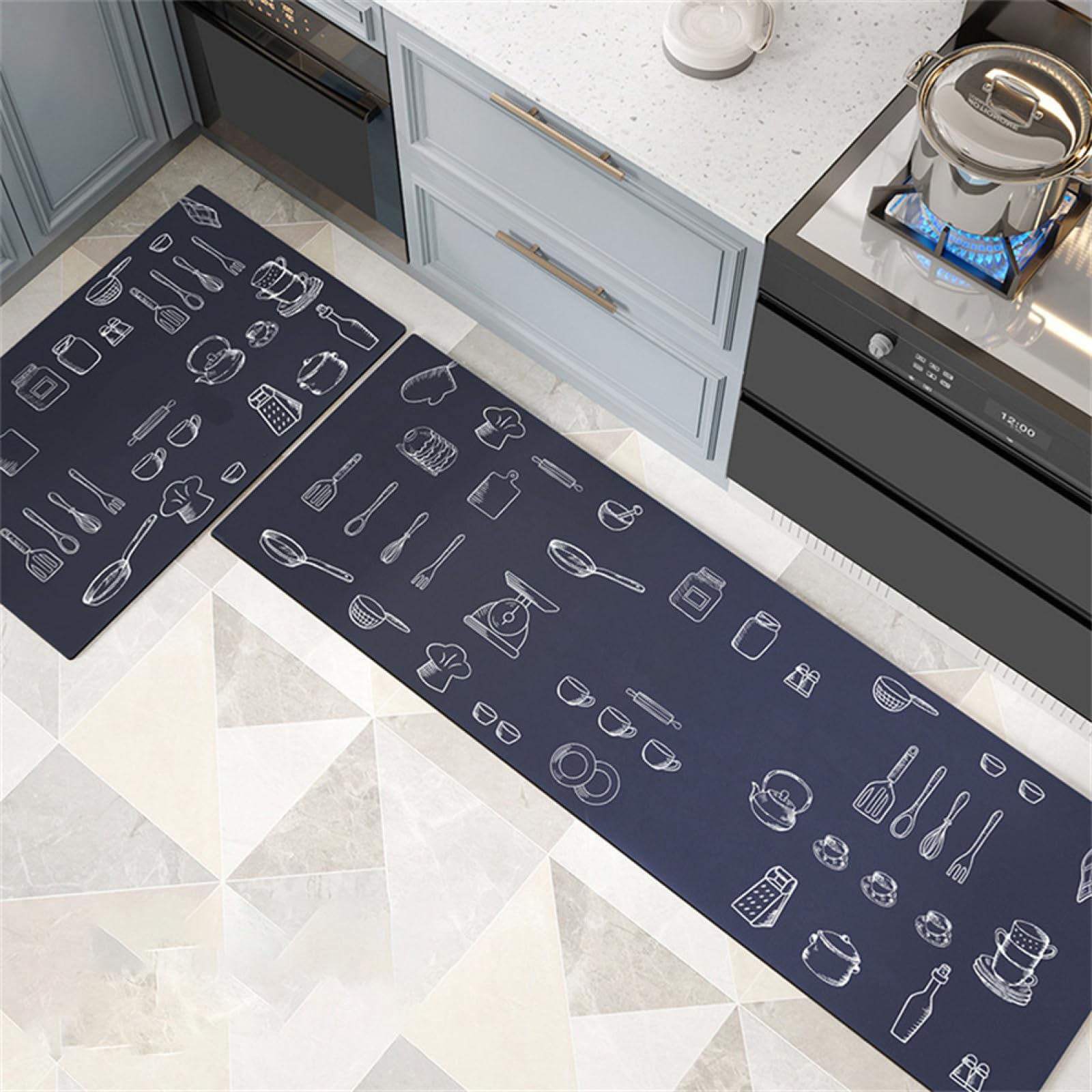 Tapis de sol cuisine pour l'intérieur idéal de la salle à manger au couloir