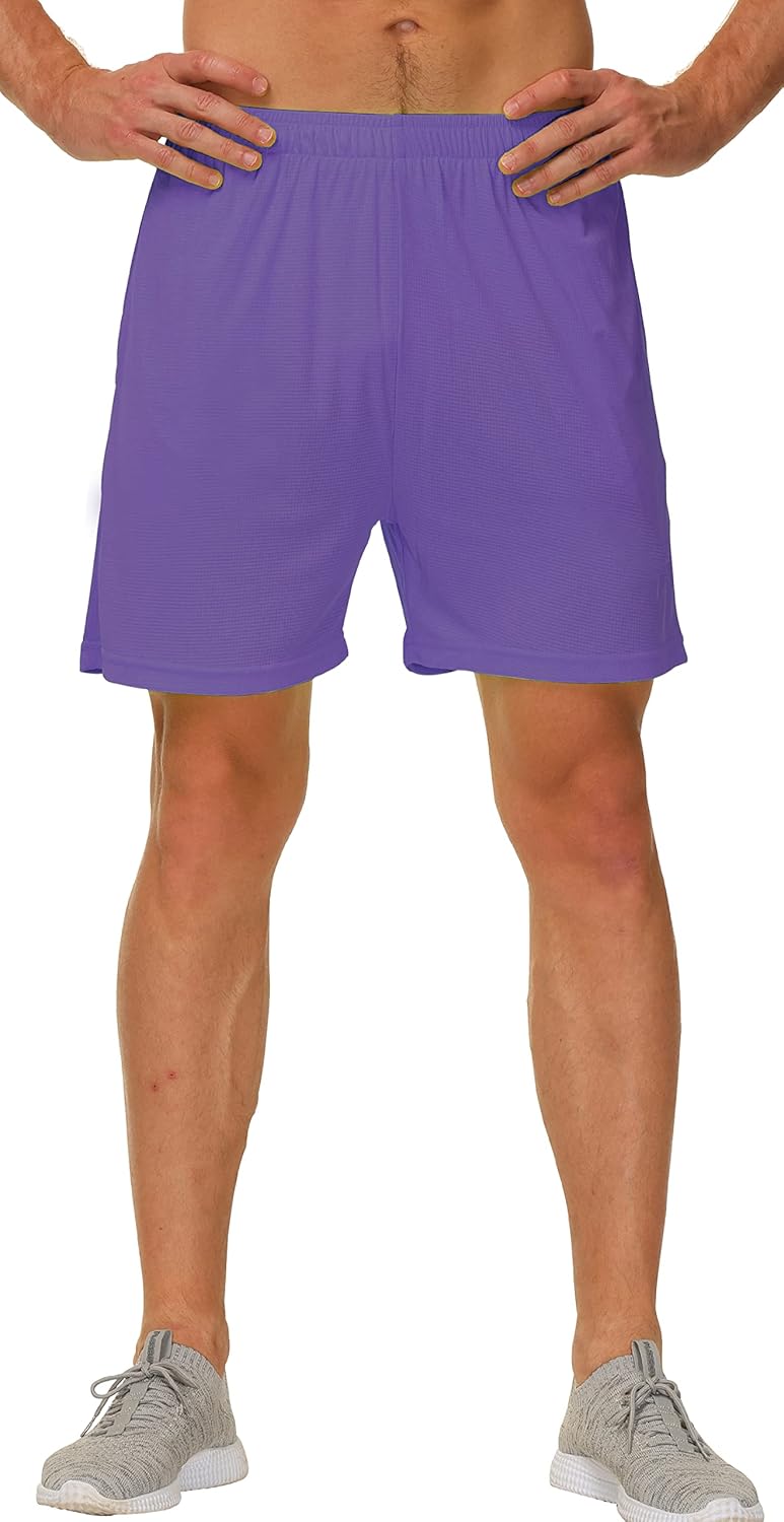 Cakulo Men's 5 Inch Running Tennis Shorts Quick Dry Athletic Workout Active Shorts with Pockets at  Men’s Clothing store