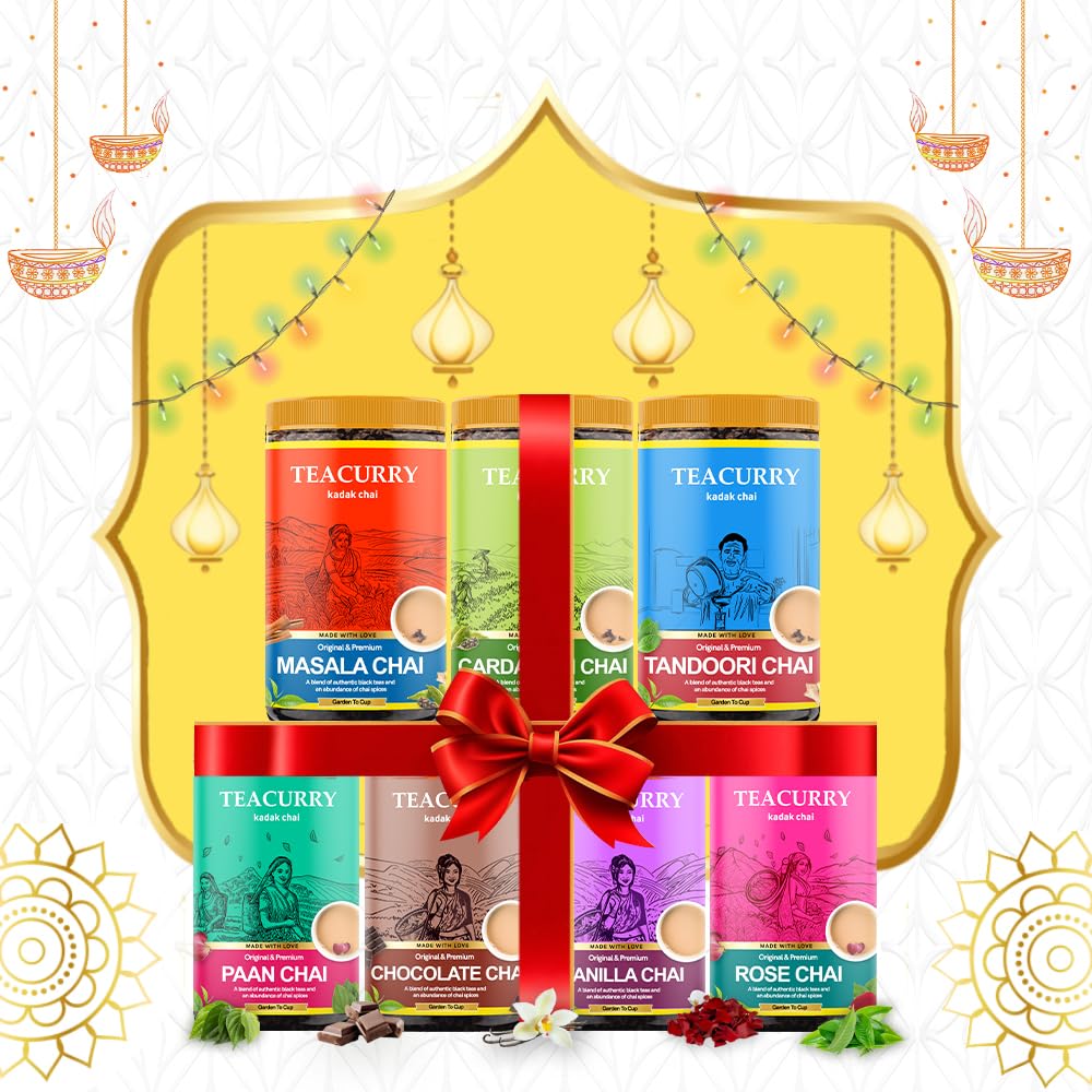 See full amazon price history chart for TEACURRY Chai Combo Of 7( Each)-Masala Chai Tea, Cardamom Chai, Tandoori Chai, Paan Chai, Chocolate Chai, Vanilla Chai, Rose Chai-100% Natural-Chai, Leaves, 700 Grams TEACURRY Chai Combo Of 7( Each)-Masala Chai Tea, Cardamom Chai, Tandoori Chai, Paan Chai, Chocolate Chai, Vanilla Chai, Rose Chai-100% Natural-Chai, Leaves, 700 Grams (B0CMXVHDLH) Amazon Price History, Amazon Price Tracker