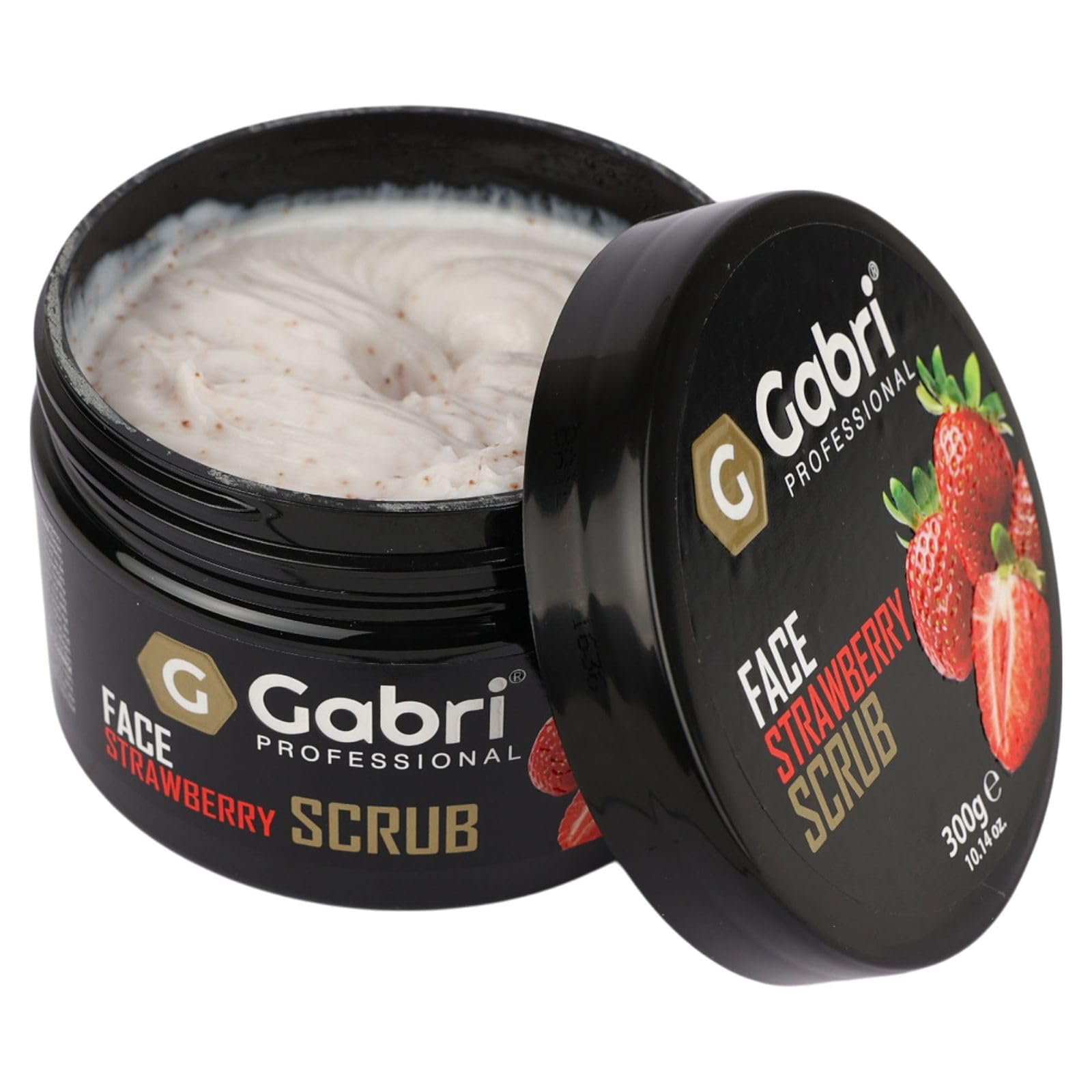 Gabri Professional Face Scrub Strawberry 300ml, Gentle exfoliation, Natural extracts - Image 4