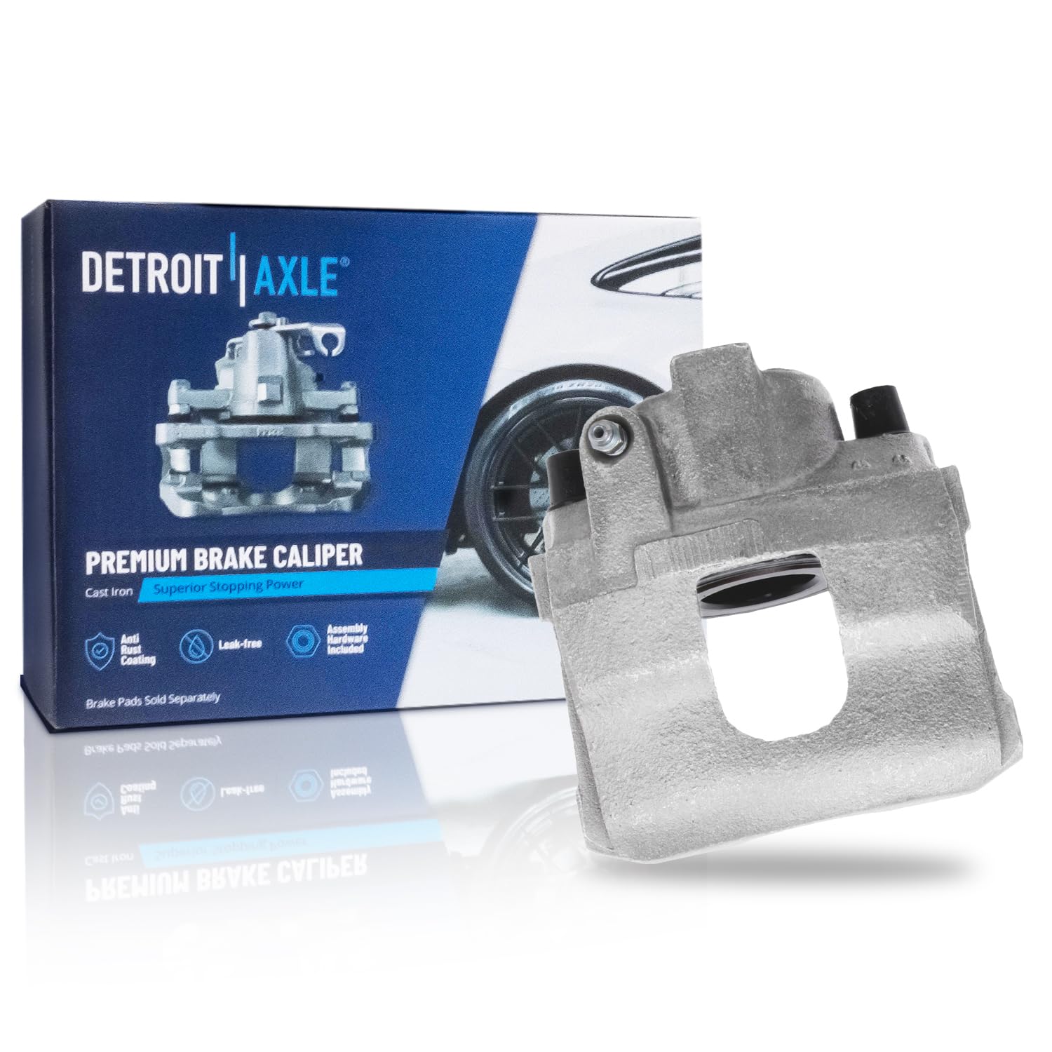 Detroit Axle - Front Right Brake Caliper for Ford Escort Tempo EXP