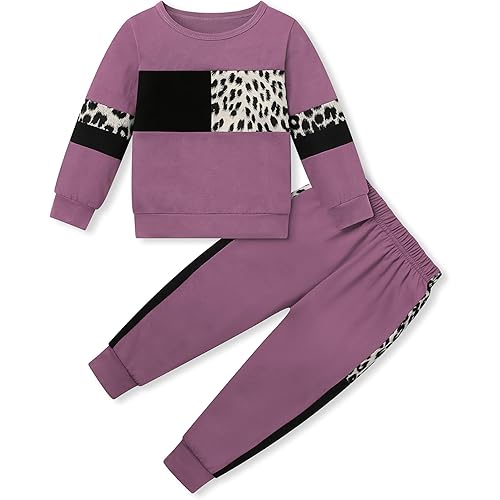 WESIDOM Baby Girl Clothes Sets, 2pcs Autumn Long Sleeve Clothes Outfits Toddler Girl Sweater Sets