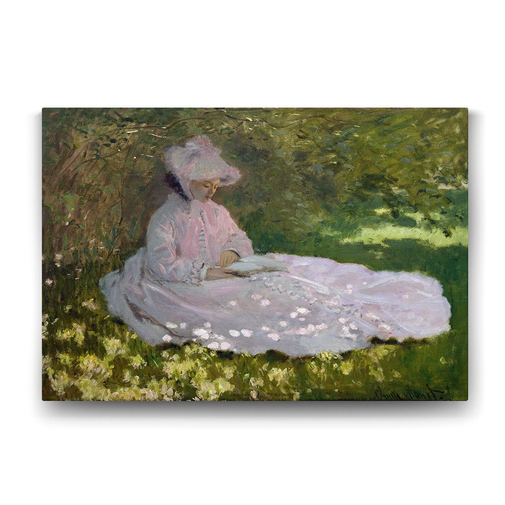 Claude Monet - Springtime Tablosu - 125x80cm