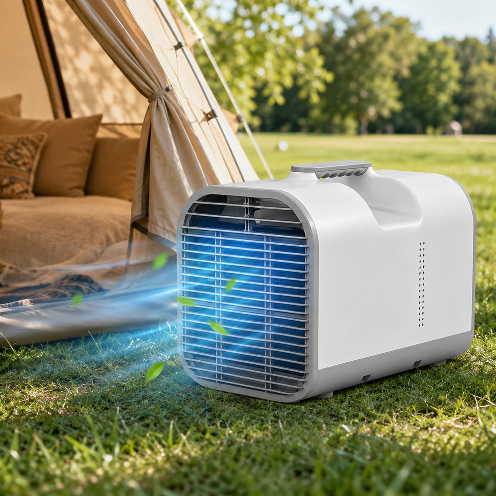 600w Portable Air Conditioner with Dehumidifier for Campervans and Tents