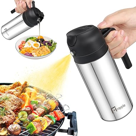 16Oz Stainless Steel Spray Bottles for Cooking
