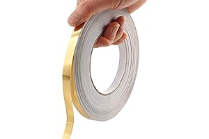 Peel and Stick Self Adhesive Mirror Border Tape