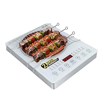 iBELL IBL CLOUD390 Infrared Cooktop – 2200W, Compatible with all Cookwares, Temperature Control, High Energy Efficient, Strong Handle (White)