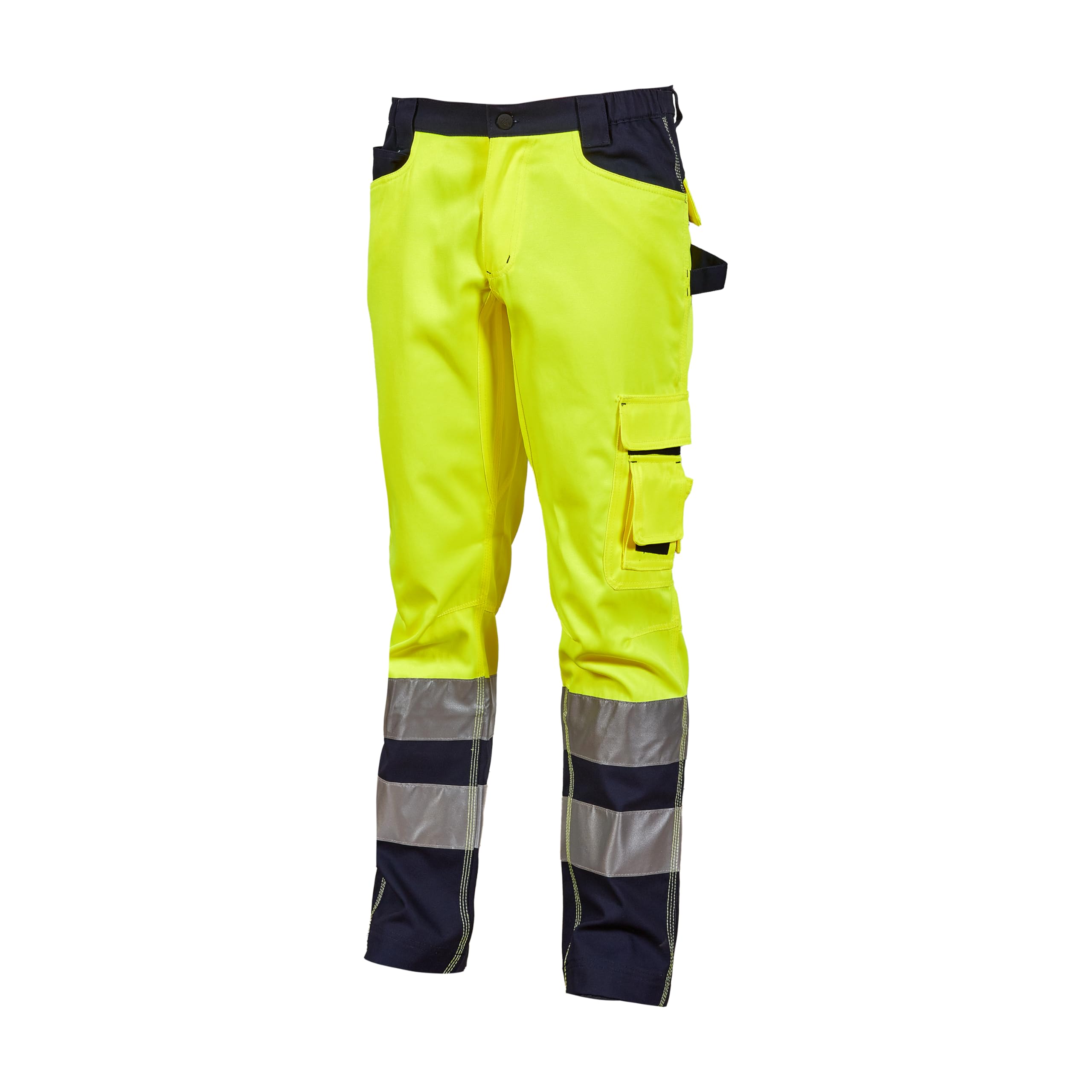 Pantalon de travail jaune haute visibilité pour la sécurité des chantiers 4XL