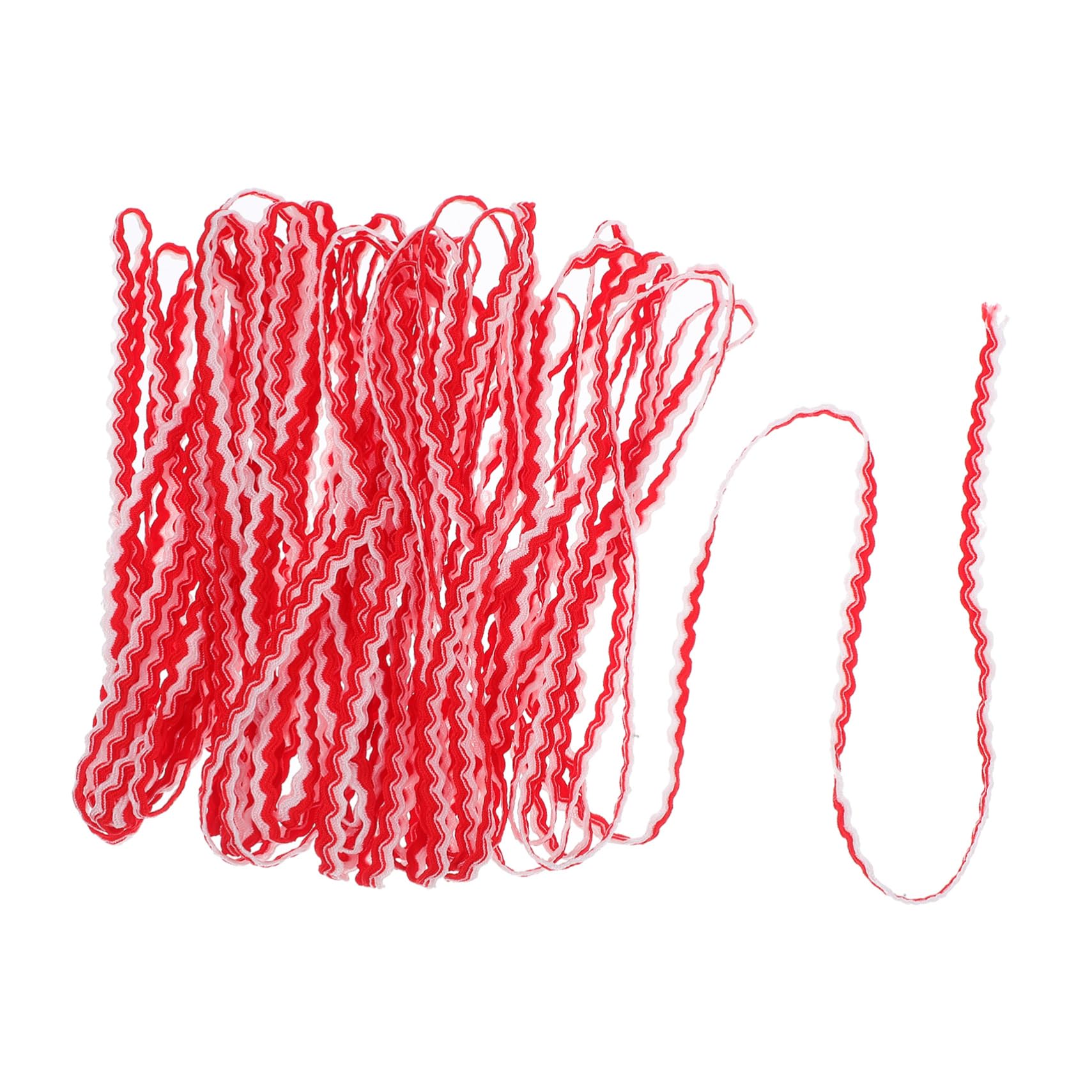 Uonlytech Wave Bending Trim for Sewing and Craft Projects Dual-Color Braided Edge Trim for Curtains Clothing and Upholstery Decorations