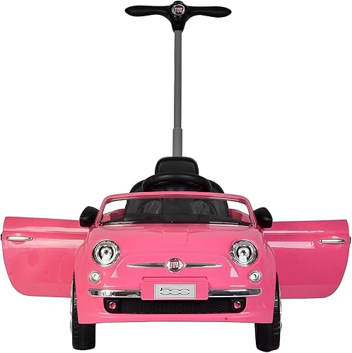 Miniatura 6 de Best Ride On Cars Fiat 500 Push Car, rosa, grande