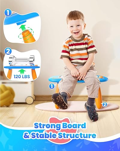 Miniatura 3 de Juguetes para niños pequeños de 1 a 3 años, tablero de dibujo magnético, pizarra para garabatear, juguetes educativos y de aprendizaje para bebés de